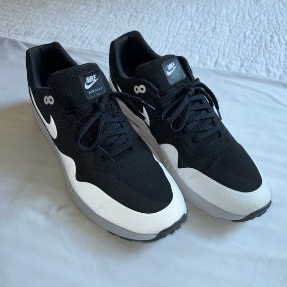 Nike Air Max 1 Ultra Moire Black White - Men’s Size 14 - Picture 5 of 7